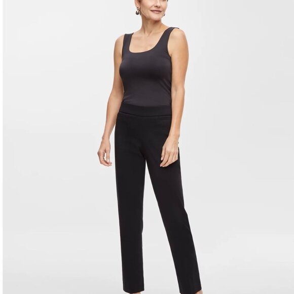 JM COLLECTION SLIM LEG CORE PANTS (LARGE) - Picture 1 of 9
